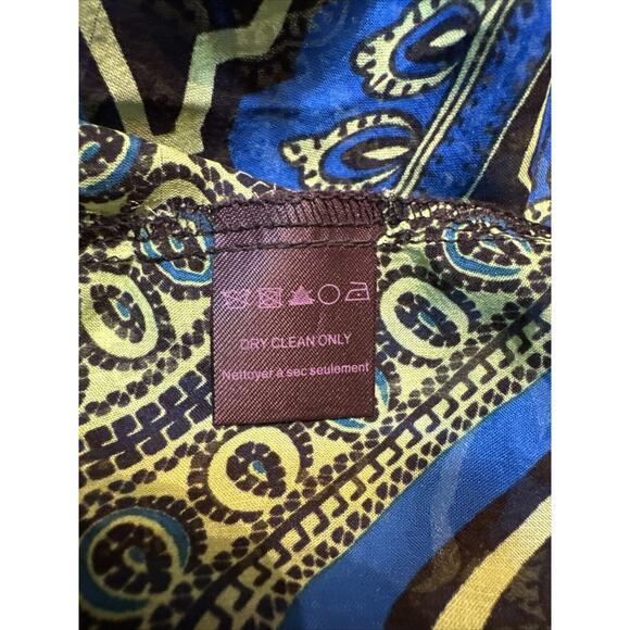 Hale Bob Cabana Cover Up Tunic Beaded Size Small Semi Sheer - Picture 9 of 10